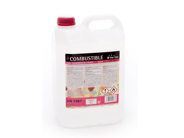 Etanol, combustible líquido natural para Chimenea de etanols, aroma neutro, garrafa de 5L_1