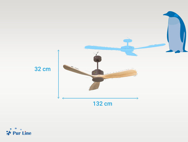 Ventilador de Techo Ultra silencioso de bajo consumo DC GozoD132C0265303