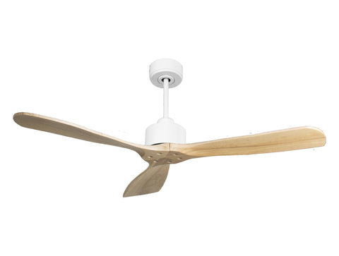 Ventilador de techo Reversible Termostato Wifi Motor DC Techos Inclinados Mando a Distancia Hypersilence Memoria FullWood 1