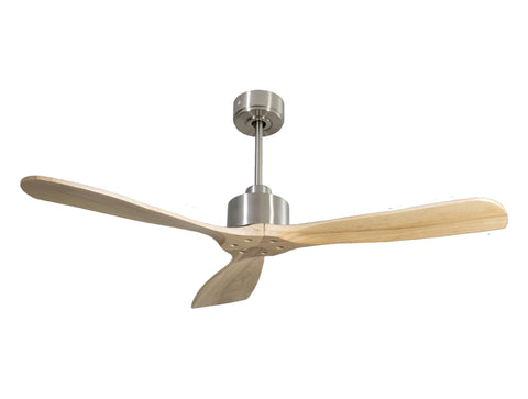 Ventilador de techo Reversible Termostato Wifi Motor DC Techos Inclinados Mando a Distancia Hypersilence Memoria FullWood 1