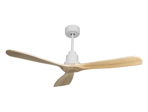 Ventilador de techo Reversible Termostato Wifi Motor DC Techos Inclinados Mando a Distancia Hypersilence Memoria FullWood 1