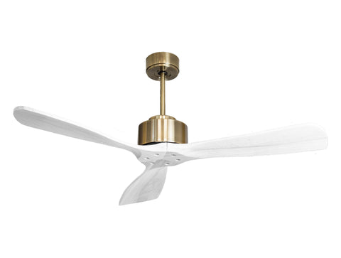 Ventilador de techo Modo Invierno/Verano Termostato Wifi Motor DC Techos Inclinados Mando a Distancia Hypersilence Memoria FullWood