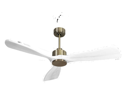 Ventilador de techo Modo Invierno/Verano Termostato Wifi Motor DC Techos Inclinados Mando a Distancia Hypersilence Memoria FullWood