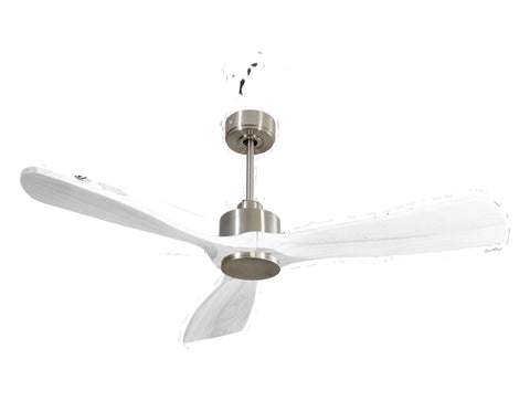 Ventilador de techo Modo Invierno/Verano Termostato Wifi Motor DC Techos Inclinados Mando a Distancia Hypersilence Memoria FullWood