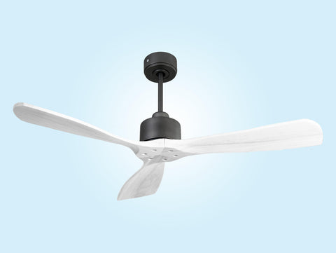 Ventilador de techo Reversible Termostato Wifi Motor DC Techos Inclinados Mando a Distancia Hypersilence Memoria FullWood