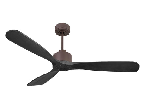 Ventilador de techo Reversible Termostato Wifi Motor DC Techos Inclinados Mando a Distancia Hypersilence Memoria FullWood 1