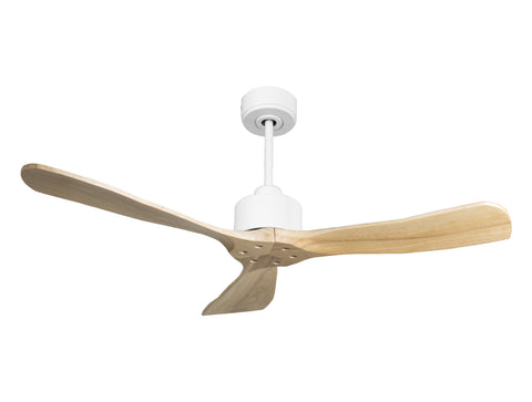 Ventilador de techo Reversible Termostato Wifi Motor DC Techos Inclinados Mando a Distancia Hypersilence Memoria FullWood 1