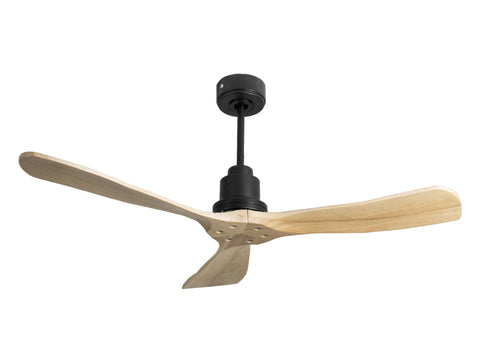 Ventilador de techo Reversible Termostato Wifi Motor DC Techos Inclinados Mando a Distancia Hypersilence Memoria FullWood 1