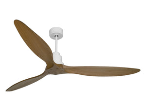 Ventilador de techo Reversible Termostato Wifi Motor DC Techos Inclinados Mando a Distancia Hypersilence Memoria FullWood 1