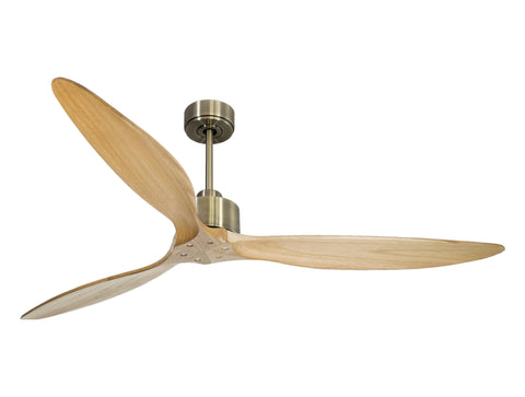 Ventilador de techo Reversible Termostato Wifi Motor DC Techos Inclinados Mando a Distancia Hypersilence Memoria FullWood 1