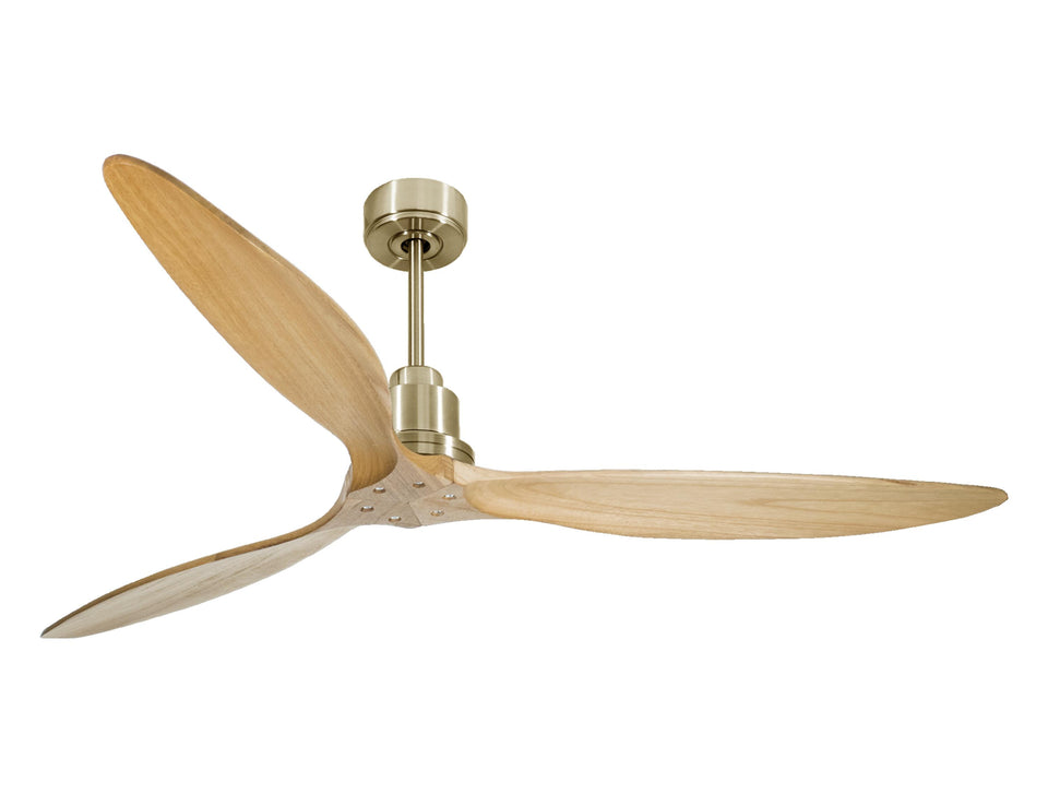 Ventilador de techo Reversible Termostato Wifi Motor DC Techos Inclinados Mando a Distancia Hypersilence Memoria FullWood 1