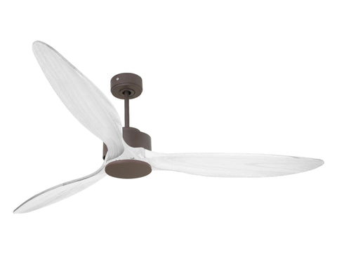 Ventilador de techo Reversible Termostato Wifi Motor DC Techos Inclinados Mando a Distancia Hypersilence Memoria FullWood