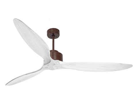 Ventilador de techo Modo Invierno/Verano Termostato Wifi Motor DC Techos Inclinados Mando a Distancia Hypersilence Memoria FullWood