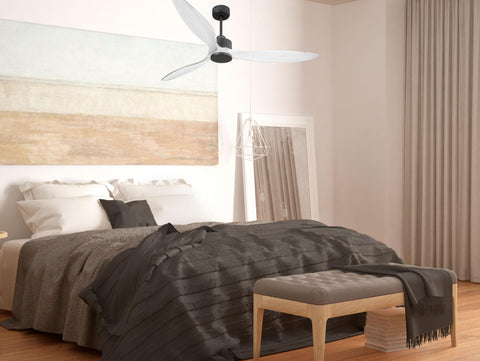 Ventilador de techo Wifi Motor DC Mando a Distancia Hypersilence Memoria FullWood