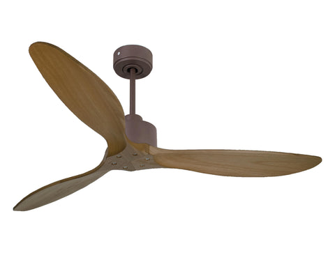 Ventilador de techo Reversible Termostato Wifi Motor DC Techos Inclinados Mando a Distancia Hypersilence Memoria FullWood 1