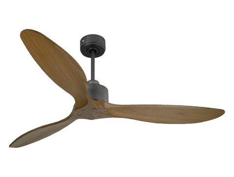 Ventilador de techo Reversible Termostato Wifi Motor DC Techos Inclinados Mando a Distancia Hypersilence Memoria FullWood 1