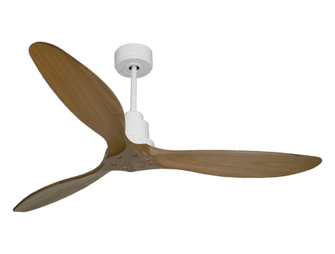 Ventilador de techo Reversible Termostato Wifi Motor DC Techos Inclinados Mando a Distancia Hypersilence Memoria FullWood 1