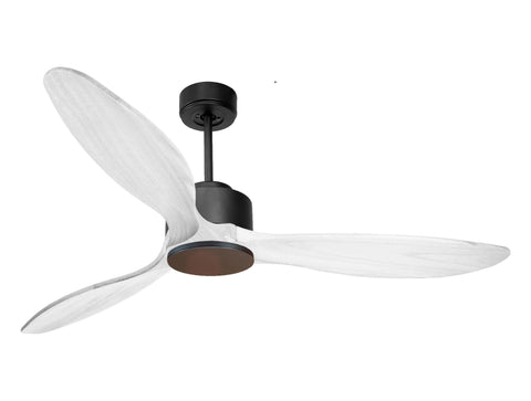 Ventilador de techo Modo Invierno/Verano Termostato Wifi Motor DC Techos Inclinados Mando a Distancia Hypersilence Memoria FullWood