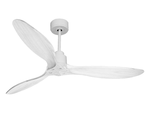 Ventilador de techo Modo Invierno/Verano Termostato Wifi Motor DC Techos Inclinados Mando a Distancia Hypersilence Memoria FullWood