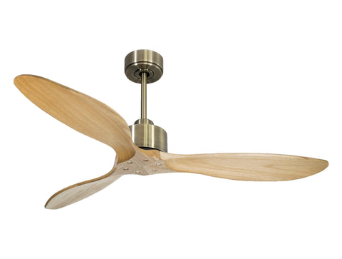 Ventilador de techo Reversible Termostato Wifi Motor DC Techos Inclinados Mando a Distancia Hypersilence Memoria FullWood 1