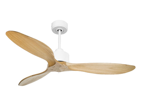 Ventilador de techo Reversible Termostato Wifi Motor DC Techos Inclinados Mando a Distancia Hypersilence Memoria FullWood 1