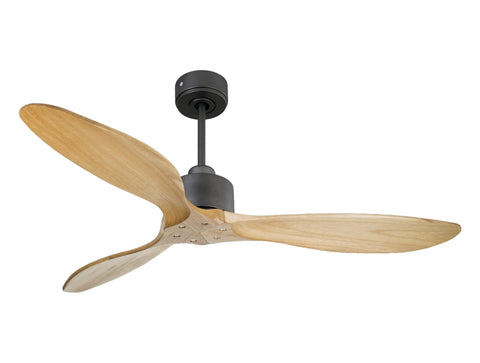 Ventilador de techo Reversible Termostato Wifi Motor DC Techos Inclinados Mando a Distancia Hypersilence Memoria FullWood 1