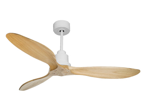 Ventilador de techo Reversible Termostato Wifi Motor DC Techos Inclinados Mando a Distancia Hypersilence Memoria FullWood 1