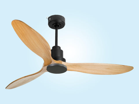 Ventilador de techo Reversible Termostato Wifi Motor DC Techos Inclinados Mando a Distancia Hypersilence Memoria FullWood 4