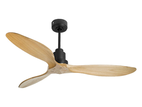 Ventilador de techo Reversible Termostato Wifi Motor DC Techos Inclinados Mando a Distancia Hypersilence Memoria FullWood 1