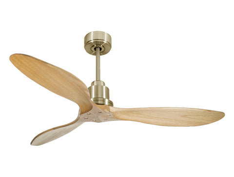 Ventilador de techo Reversible Termostato Wifi Motor DC Techos Inclinados Mando a Distancia Hypersilence Memoria FullWood 1