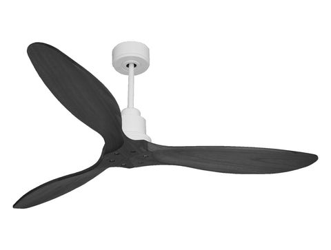 Ventilador de techo Reversible Termostato Wifi Motor DC Techos Inclinados Mando a Distancia Hypersilence Memoria FullWood 1