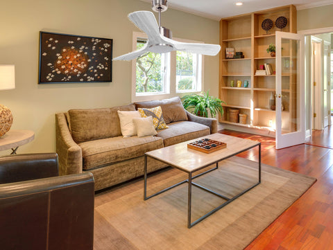 Ventilador de techo Modo Invierno/Verano Termostato Wifi Motor DC Techos Inclinados Mando a Distancia Hypersilence Memoria