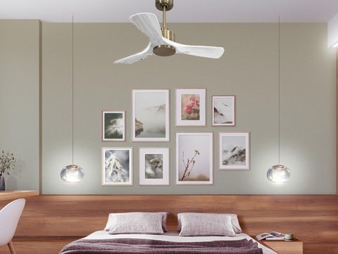 Ventilador de techo Wifi Motor DC Mando a Distancia Hypersilence Memoria