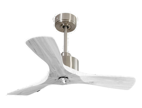 Ventilador de techo Modo Invierno/Verano Termostato Dimable Wifi Motor DC Techos Inclinados Mando a Distancia Luz tres tonos Hypersilence Memoria