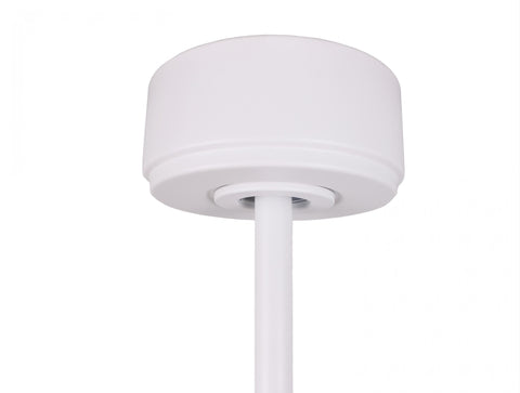 Ventilador de techo DC blanco con aspas de 132cm y luz para 35m2