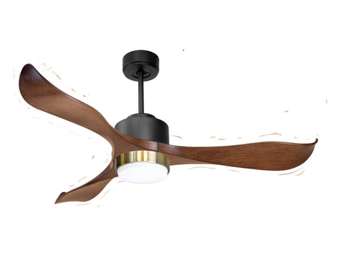 Ventilador de Techo Ultra silencioso de bajo consumo DC ZanzibarD132C02LED70191