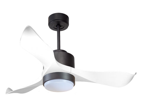 Ventilador de techo Reversible Termostato Wifi Motor DC Techos Inclinados Mando a Distancia Luz tres tonos Adaptador 2/3 Aspas Hypersilence Memoria