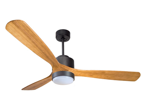 Ventilador de techo Reversible Termostato Wifi Motor DC Techos Inclinados Mando a Distancia Luz tres tonos Hypersilence Memoria