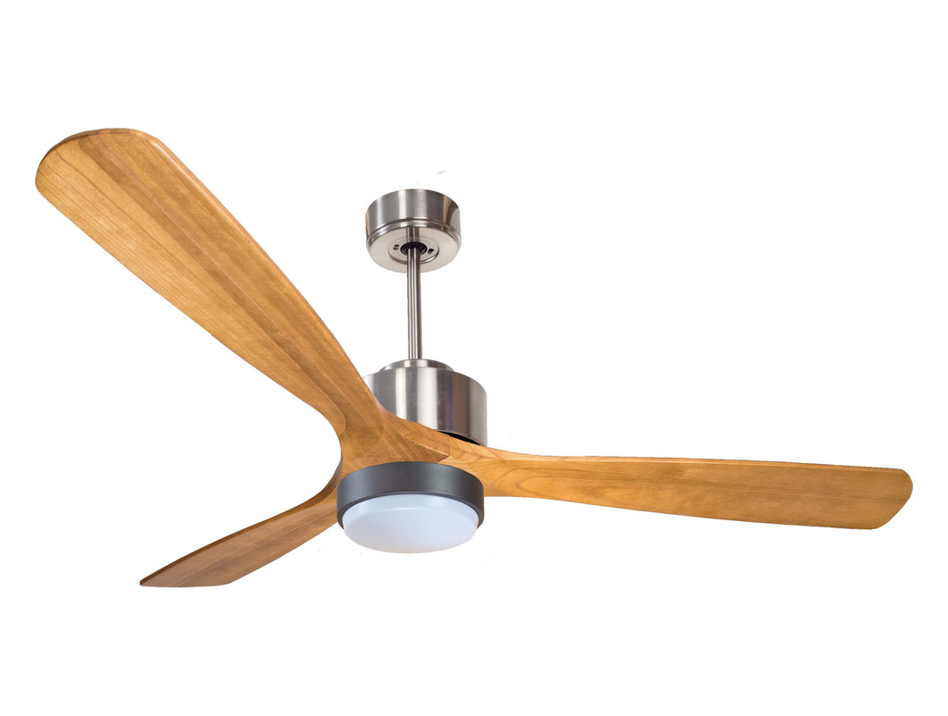 Ventilador de techo Reversible Termostato Wifi Motor DC Techos Inclinados Mando a Distancia Luz tres tonos Hypersilence Memoria