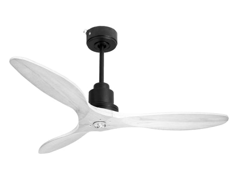 Ventilador de techo Modo Invierno/Verano Termostato Dimable Wifi Motor DC Techos Inclinados Mando a Distancia Luz tres tonos Hypersilence Memoria