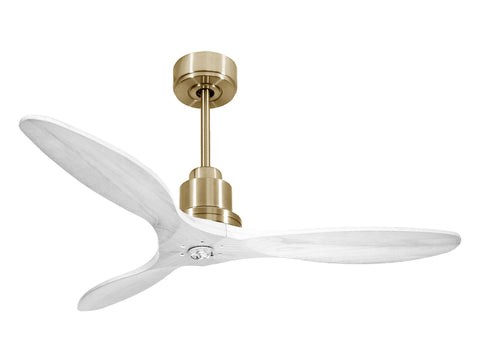 Ventilador de techo Modo Invierno/Verano Termostato Dimable Wifi Motor DC Techos Inclinados Mando a Distancia Luz tres tonos Hypersilence Memoria