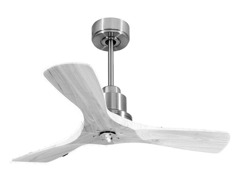 Ventilador de techo Modo Invierno/Verano Termostato Dimable Wifi Motor DC Techos Inclinados Mando a Distancia Luz tres tonos Hypersilence Memoria