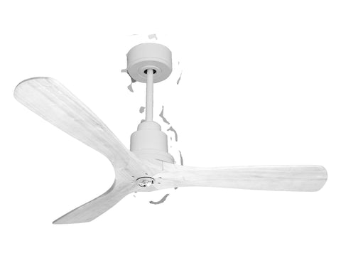 Ventilador de techo Modo Invierno/Verano Termostato Dimable Wifi Motor DC Techos Inclinados Mando a Distancia Luz tres tonos Hypersilence Memoria