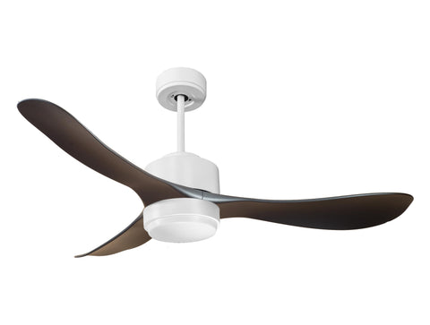 Ventilador de techo Reversible Termostato Wifi Motor DC Techos Inclinados Mando a Distancia Luz tres tonos Hypersilence Memoria