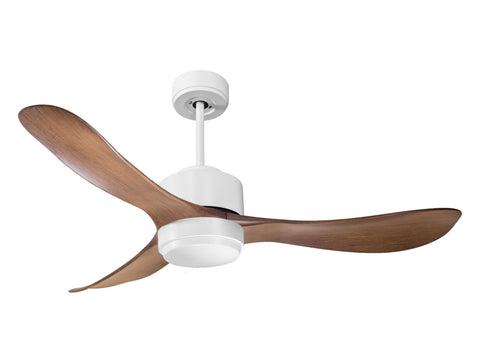 Ventilador de techo Reversible Termostato Wifi Motor DC Techos Inclinados Mando a Distancia Luz tres tonos Hypersilence Memoria