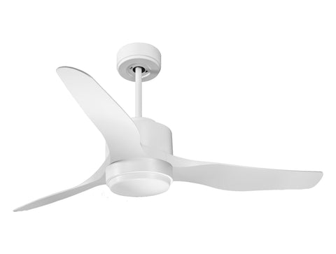 Ventilador de techo Reversible Termostato Wifi Motor DC Techos Inclinados Mando a Distancia Luz tres tonos Adaptador 2/3 Aspas Hypersilence Memoria