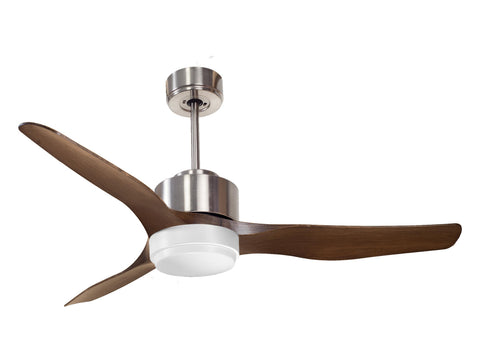 Ventilador de techo Reversible Termostato Wifi Motor DC Techos Inclinados Mando a Distancia Luz tres tonos Adaptador 2/3 Aspas Hypersilence Memoria