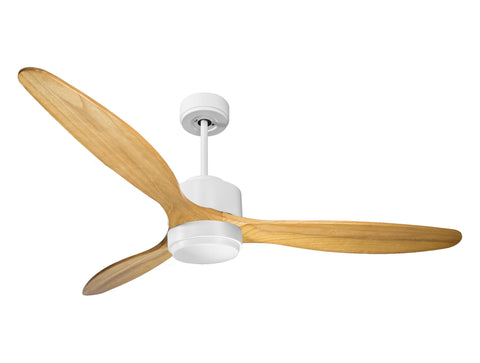 Ventilador de techo Reversible Termostato Wifi Motor DC Techos Inclinados Mando a Distancia Luz tres tonos Hypersilence Memoria