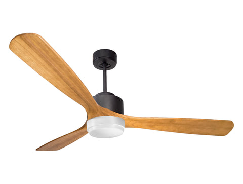 Ventilador de techo Reversible Termostato Wifi Motor DC Techos Inclinados Mando a Distancia Luz tres tonos Hypersilence Memoria