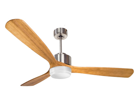 Ventilador de techo Reversible Termostato Wifi Motor DC Techos Inclinados Mando a Distancia Luz tres tonos Hypersilence Memoria